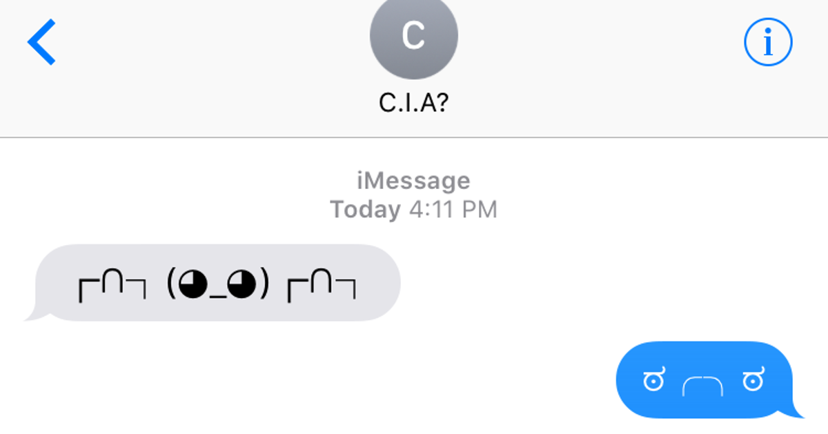 In New CIA WikiLeaks Trove, ¯\_(⊙︿⊙)_/¯, ( _ ) And ᶘ ᵒᴥᵒᶅ | HuffPost ...