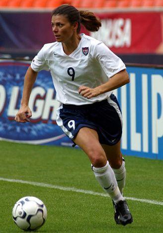 Mia Hamm, US women’s national soccer team, Olympic gold medalist www.sheknows.com