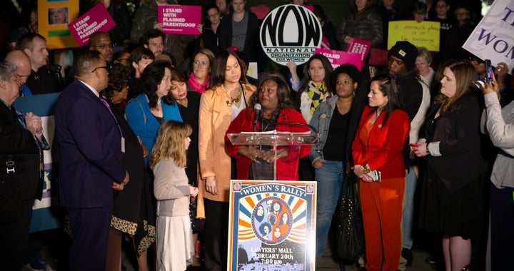 The author at a rally supporting Maryland SB316 and HB369.