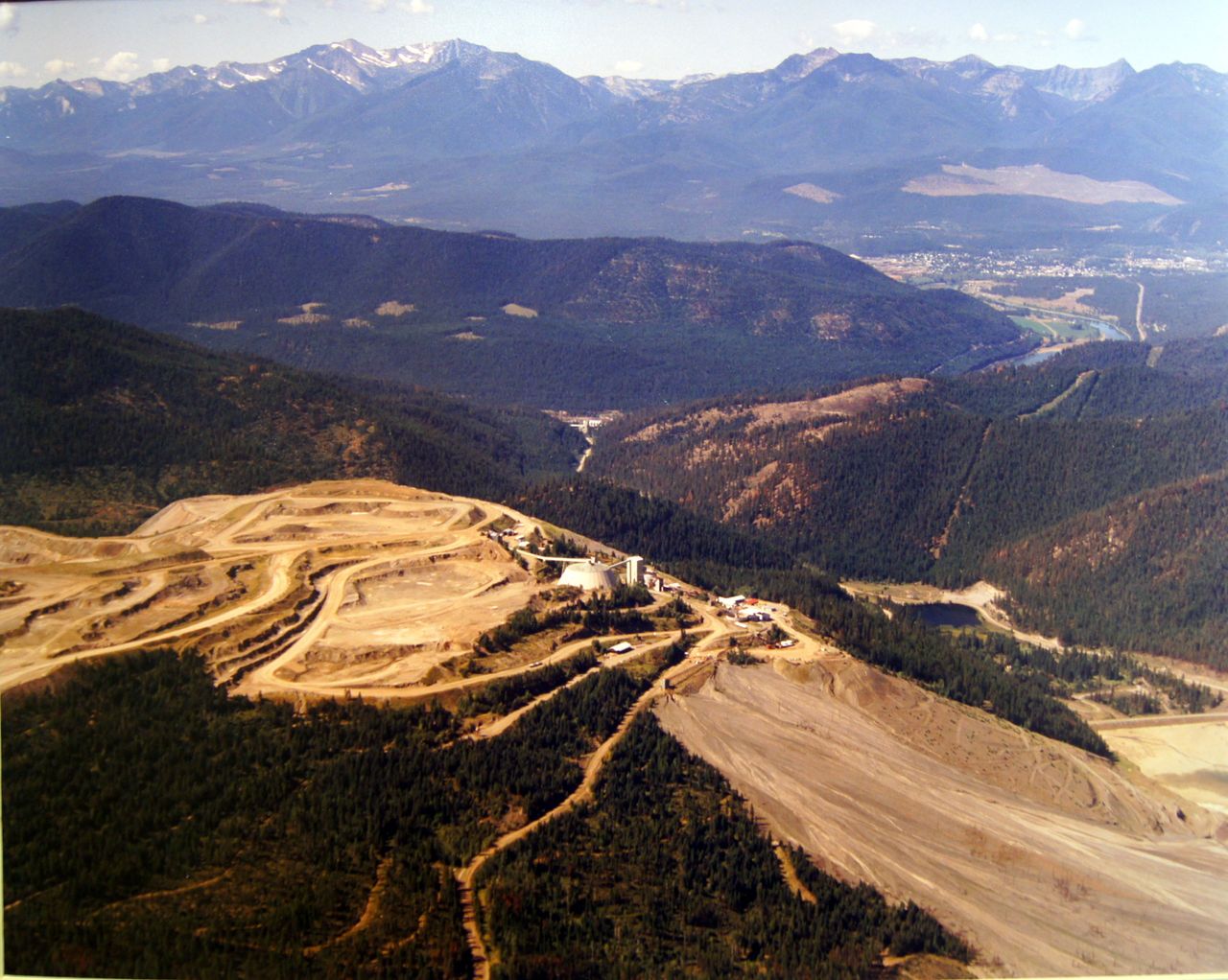 The vermiculite mine outside of Libby, Montana, operated for more than 70 years.