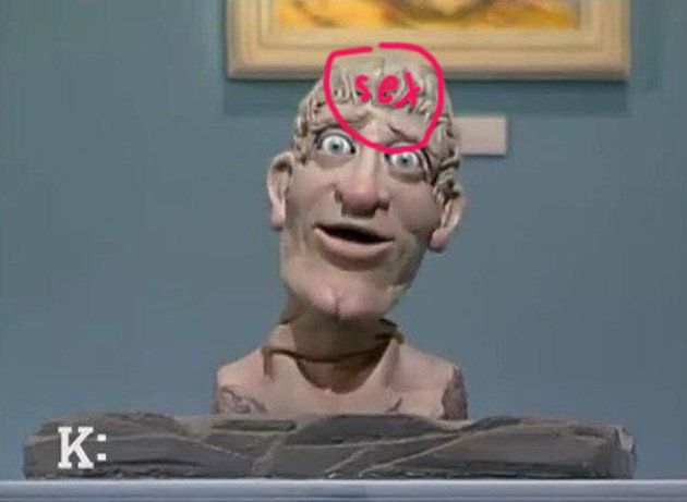 Art Attack's The Head Had A Secret Message Written On Him That No One