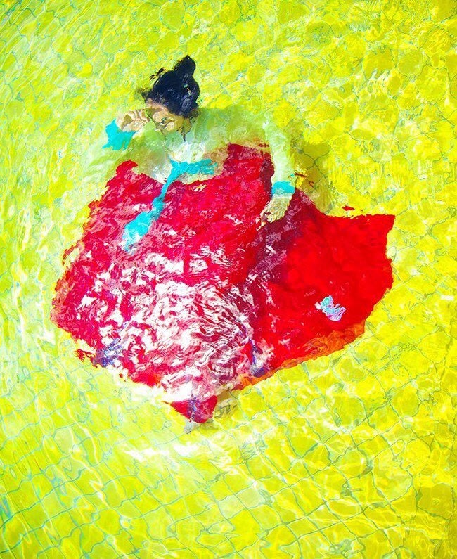 <p>Youngkil Kang, <em>LIMBO</em> (2017), pigment-print on rice paper, 79 x 57 inches </p>
