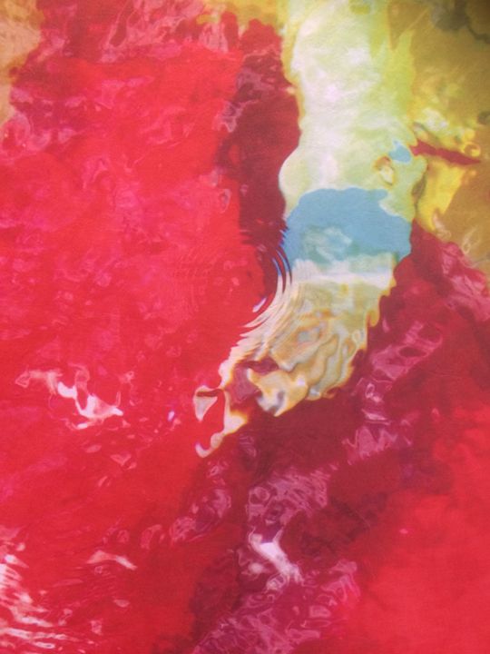 <p> Youngkil Kang, <em>LIMBO</em> (2017), pigment-print on rice paper, (droplet detail)</p>