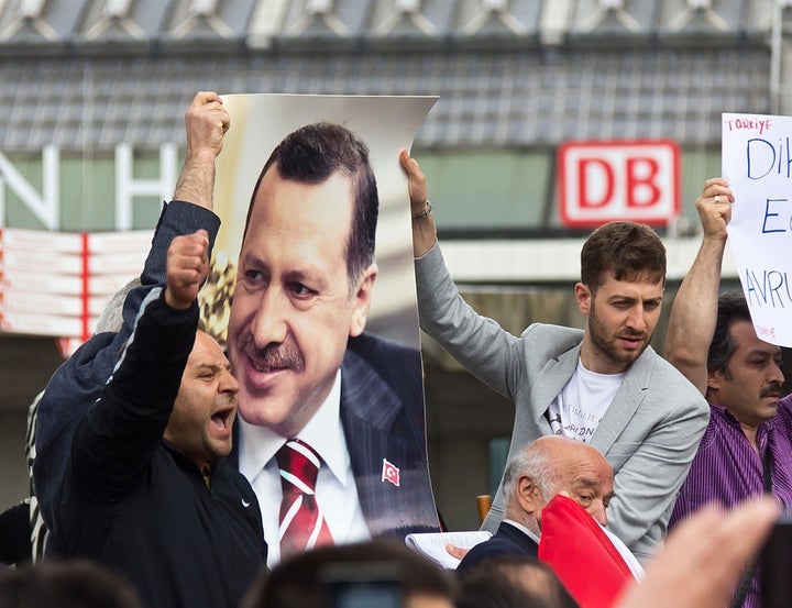 Rally of the Union of European Turkish Democrats in Köln, 2013.