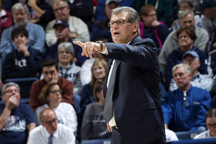 UConn coach Geno Auriemma.