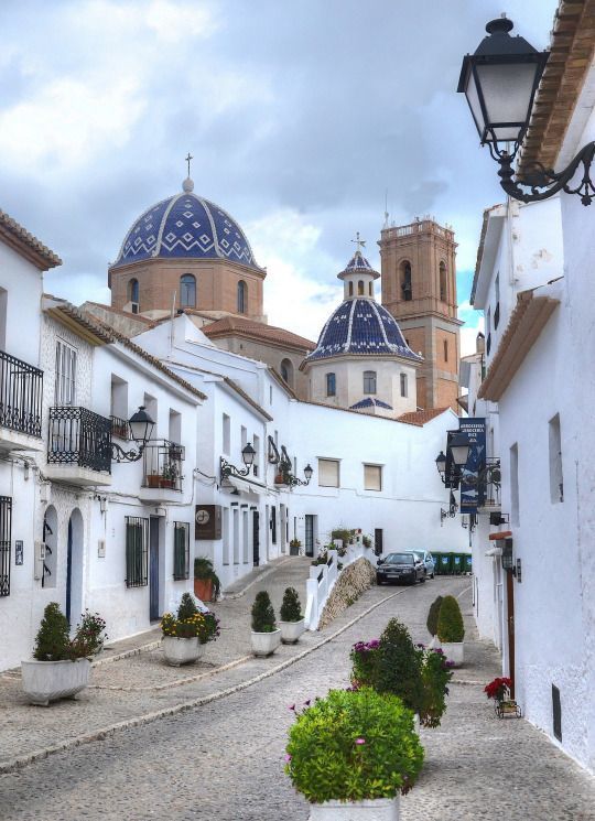 Altea, Spain - Old Town & Nuestra Senora del Consuelo