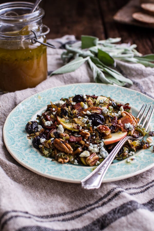 Get the Massaged Winter Brussels Sprout Salad recipe from Chocolate for Basil