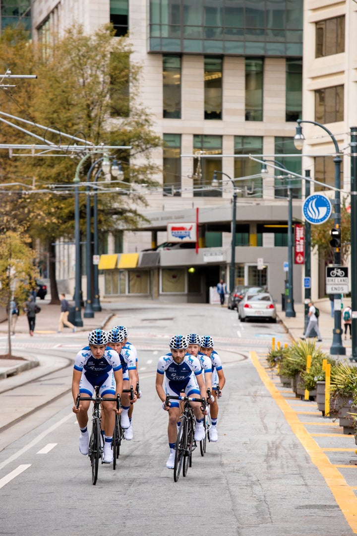 Team Novo Nordisk Development riders