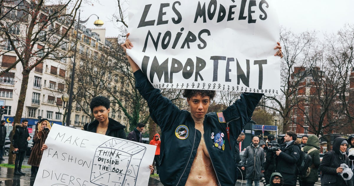'Black Models Matter' Protest Blasts Paris Fashion Week For Lack Of ...