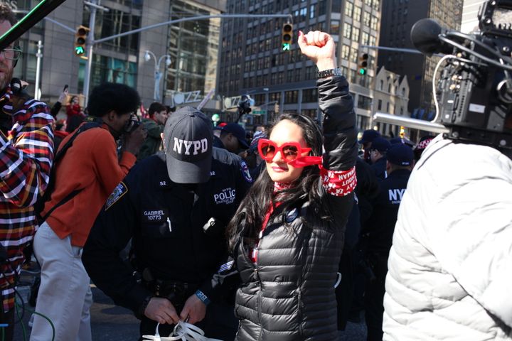 Women S March Organizers Arrested During A Day Without A Woman Rally