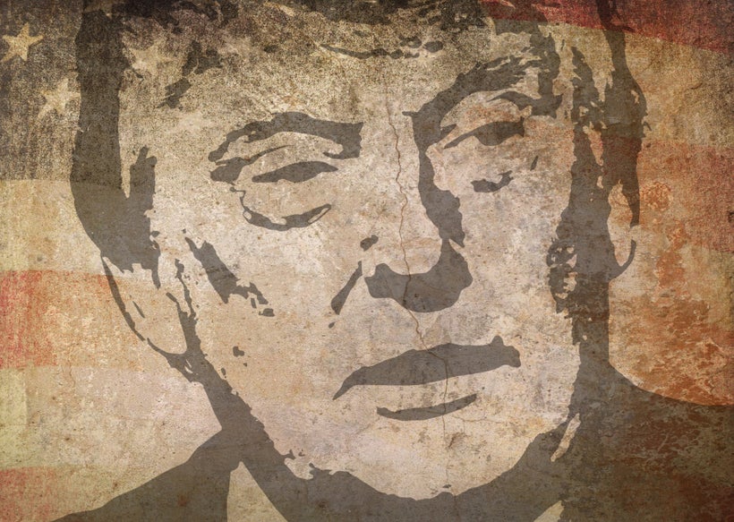 Image: President Donald Trump. Stock Illustration