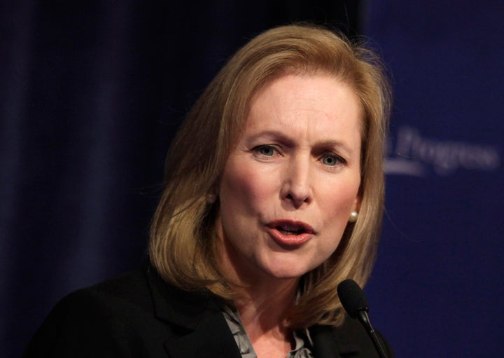 Sen. Kirsten Gillibrand (D-NY) speaks at Center for American Progress 10th Anniversary policy forum in Washington, October 24, 2013