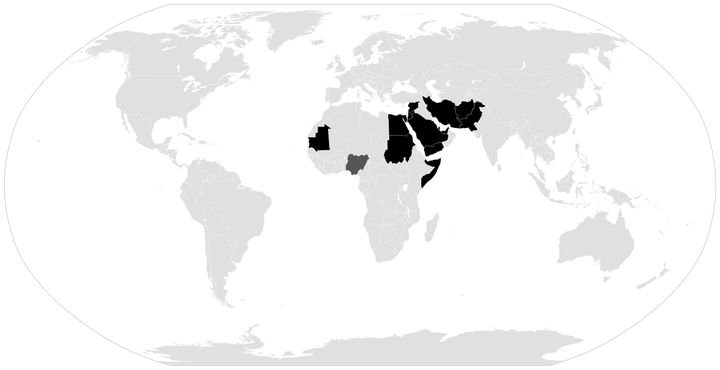 States with death penalty for apostasy