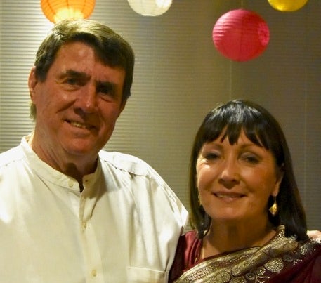 Christine Glidden and her husband at the 2017 Annual Fundraiser