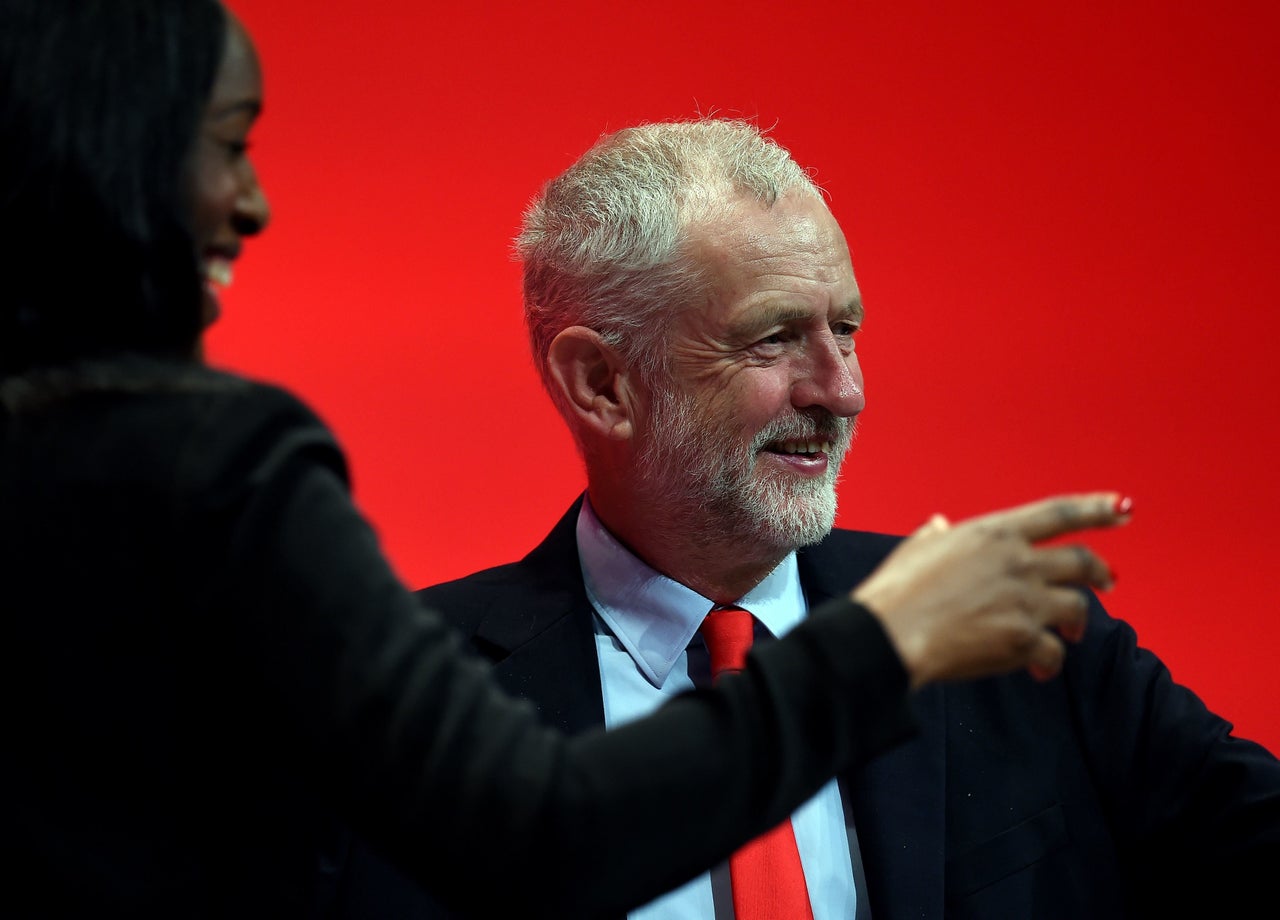 Kate Osamor with Jeremy Corbyn 