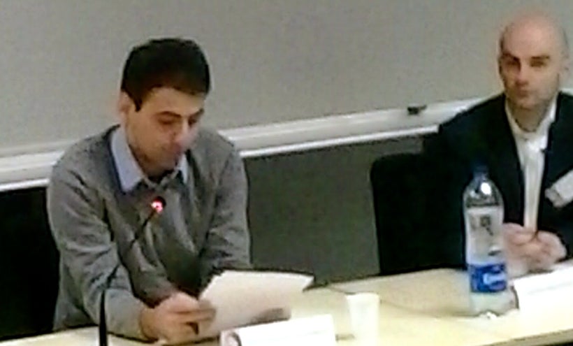 Amirpasha Tavakoli delivered his French paper "Nietzsche lu par Lou Andreas-Salomé" on Saturday morning.