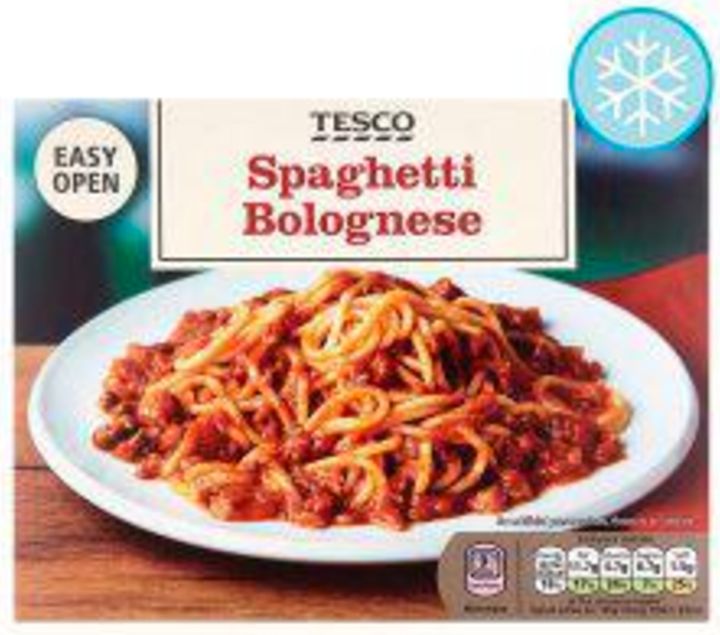 Tesco 400g frozen ready made Spaghetti Bolognese
