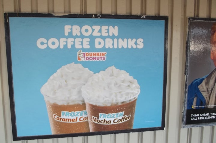 Subway ad for coffee confections
