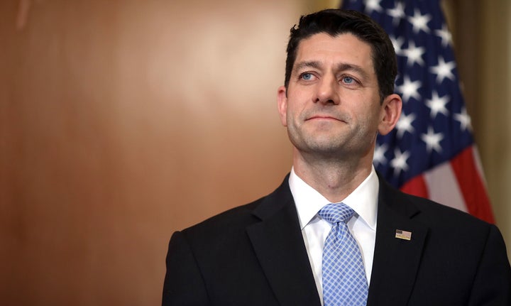 House Speaker Paul Ryan holds a press conference on March 7.