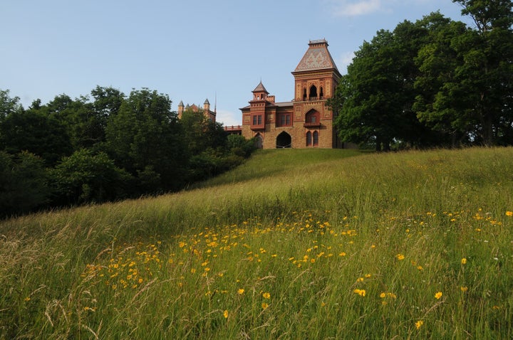 The grounds at Olana managed by New York State Parks, are open to the public, Frederick Edwin Church designed the landscape to be a living canvas.