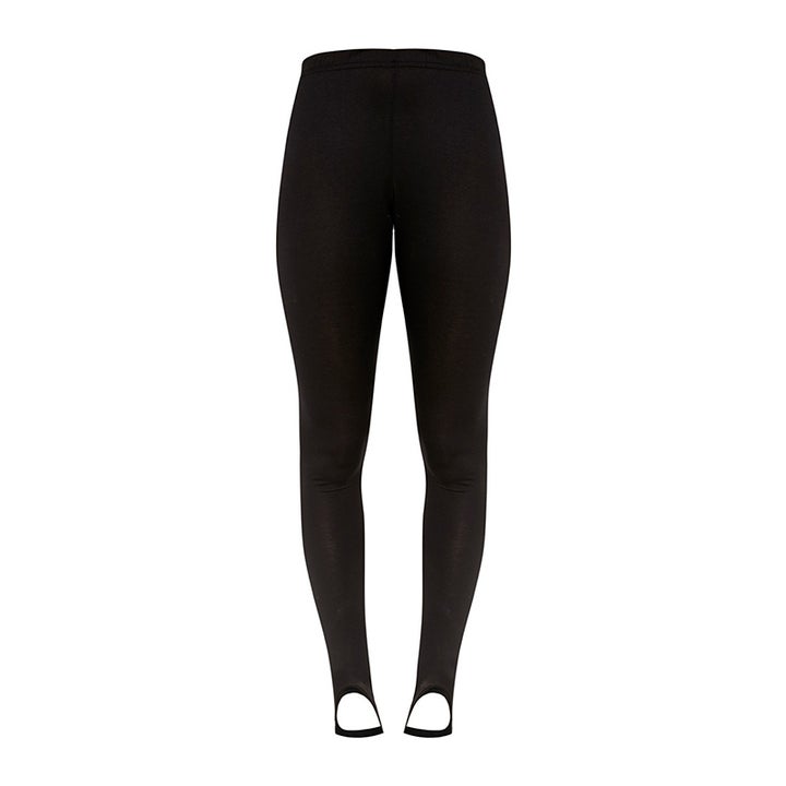 Pretty Little Thing Basic Black Jersey Stirrup Leggings, $14