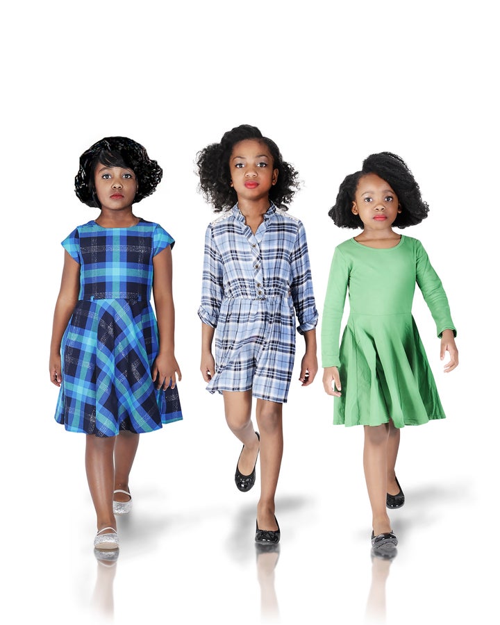 Bella, Troy and Sydney portraying Katherine Johnson, Dorothy Vaughan and Mary Jackson