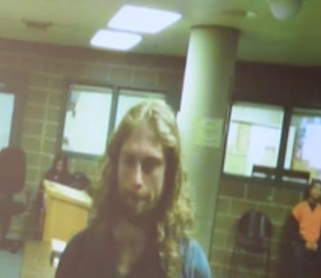 A screenshot from video of Smith's court appearance. 