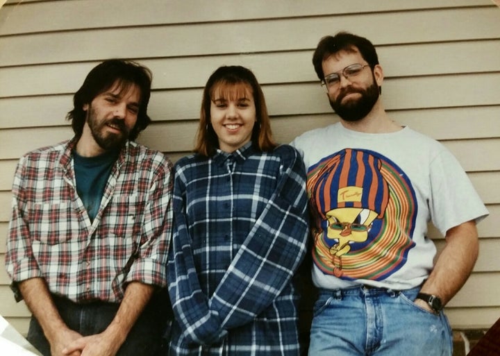 The family of three in Trego, Wisconsin, 1994