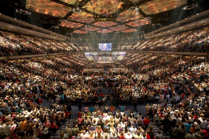 <p>Sure, sure, blessed <em>are</em> the poor in spirit: for theirs is the kingdom of heaven. But do they have a JumboTron?</p>