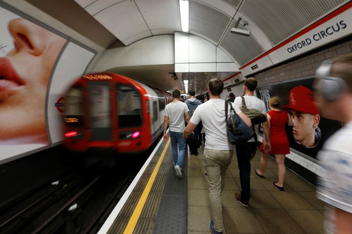 Long delays on the Central Line after a train derailed. File image.