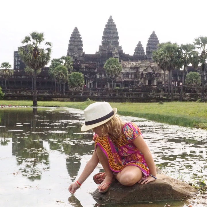 Quiet time at Angkor Wat, Cambodia