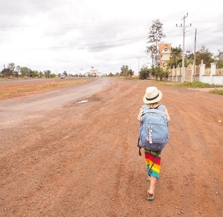 <p>No mans land -- overland border crossing</p>