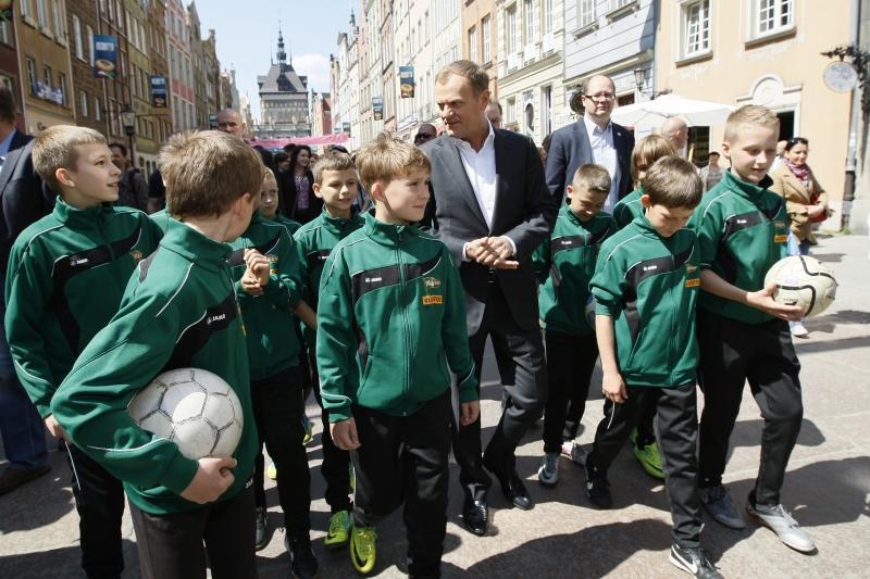 Donald Tusk, as a prime minister, in Gdansk 2012.