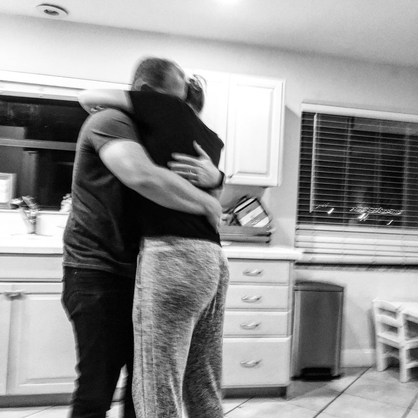 Our son took this picture without us knowing.