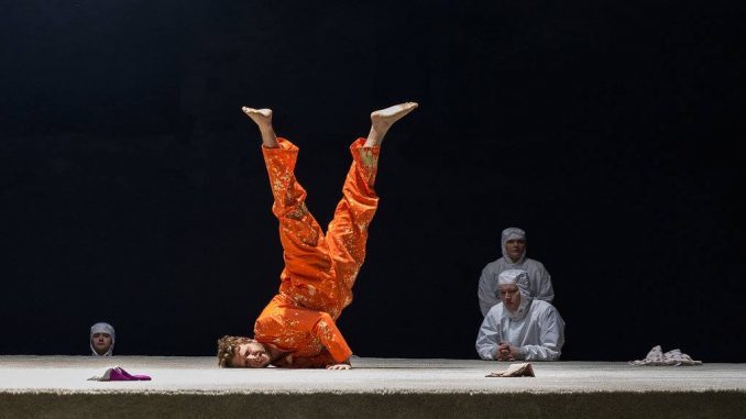 Baritone Johnathan McCullough dances it out as Robert Oppenheimer in Doctor Atomic