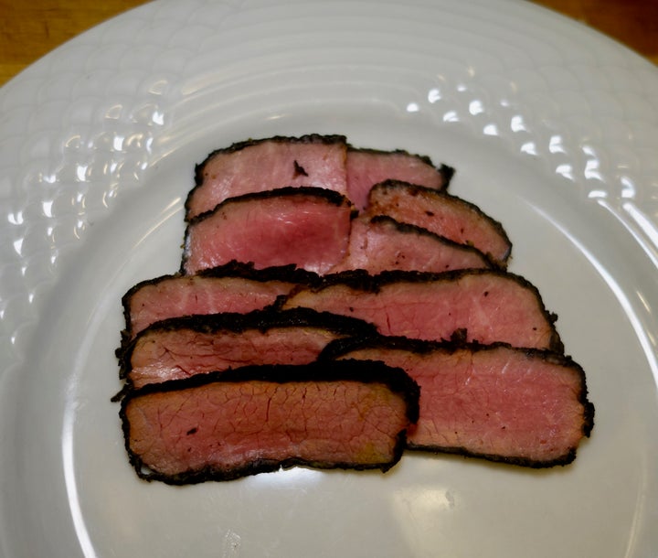 <p>We ate the rösti with doggy-bagged lamb from the previous night’s restaurant meal</p>