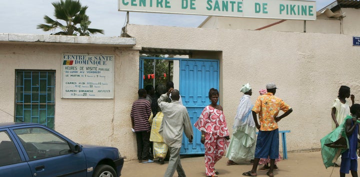 Health centre in Sainte Dominique, Dakar, Senegal. 