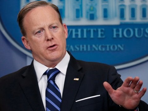 <p>White House Press Secretary Sean Spicer</p>