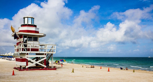 <p>Miami Beach Lifeguard Stations</p>