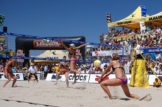 <p>Rio Olympics Beach Volleyball Competition</p>