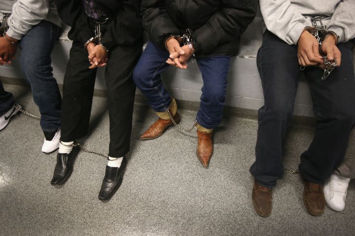 ICE operates four to five flights per week from Mesa, Arizona, to Central America, deporting hundreds of undocumented immigrants detained in western states of the U.S.