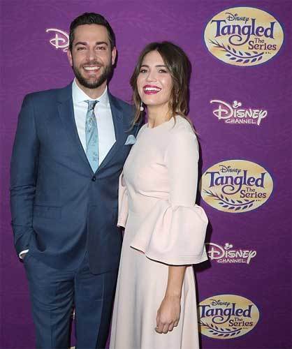 <p>Zachary Levi & Mandy Moore at this past Saturday’s premiere of “Tangled: Before Ever After” at the Paley Center in LA.</p>