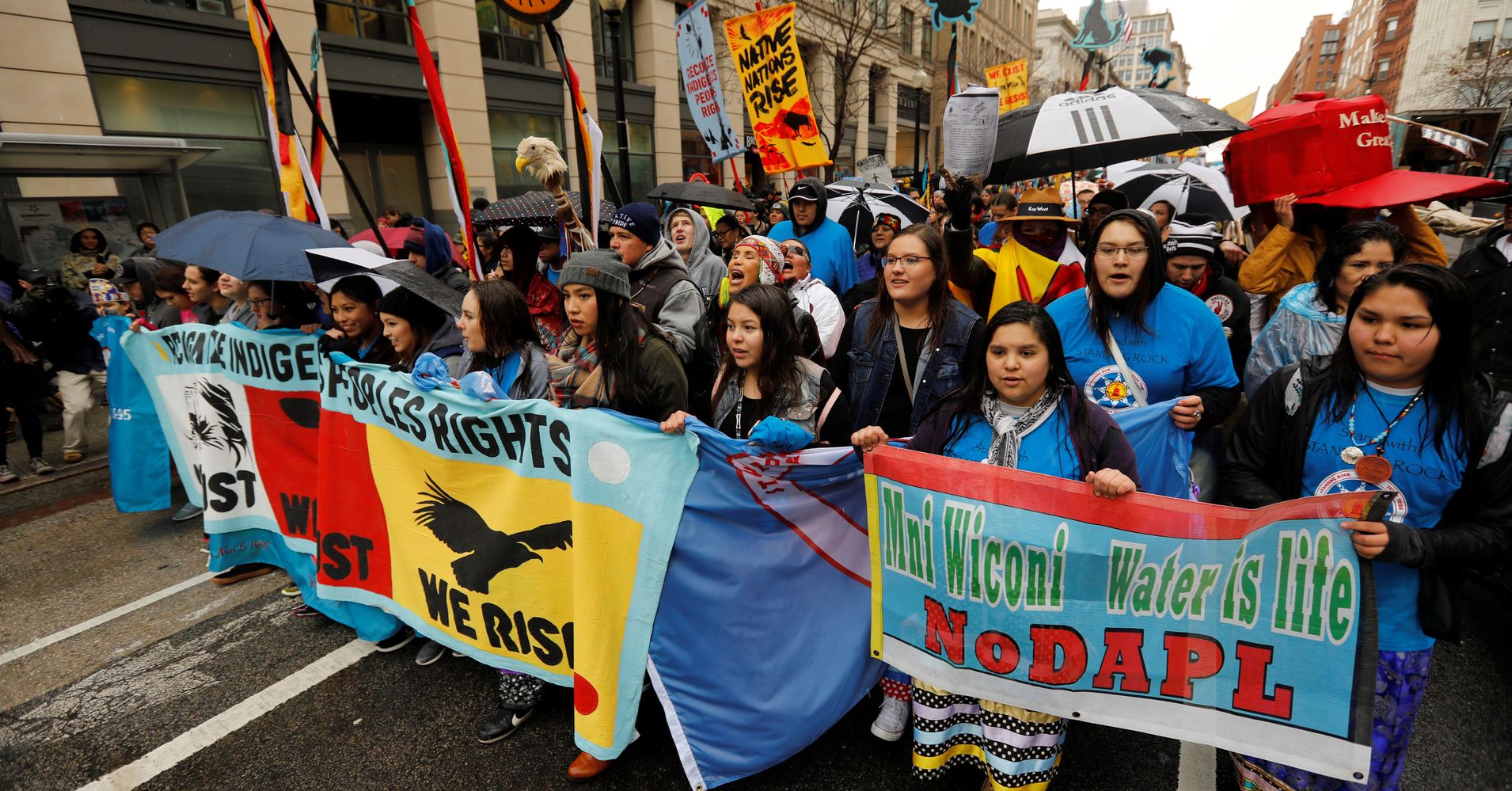 Native American Groups Take Oil Pipeline Protests To White House Huffpost