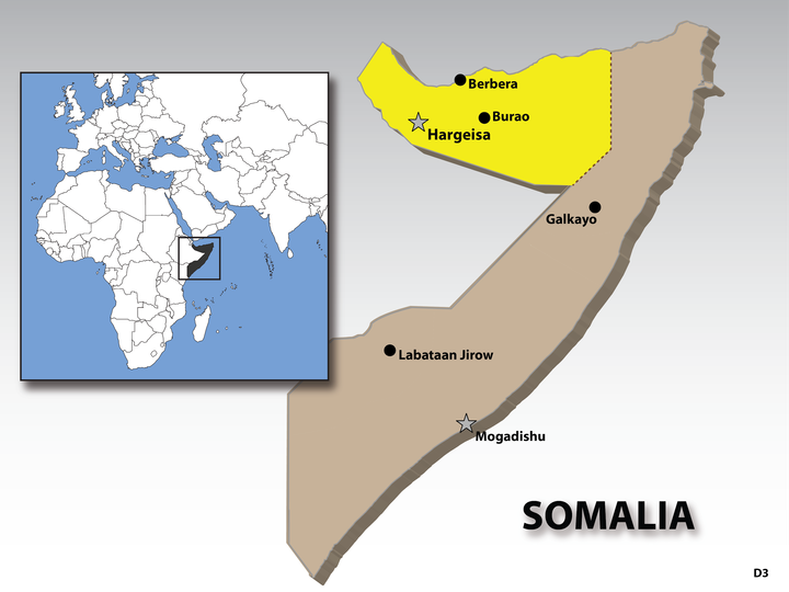  Labataan Jirow is far from Somaliland 