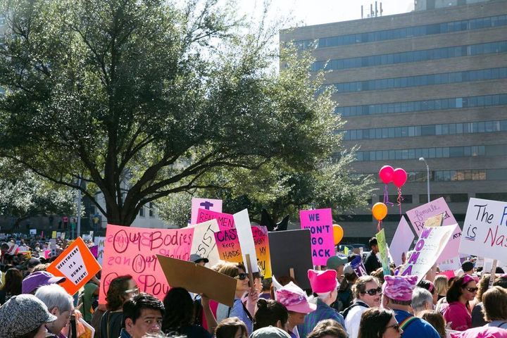Women’s March, January 22, 2017 in Austin, Texas.