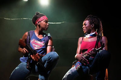 Ayesha Jordan and Adeola Role in a scene from <strong><em>Eclipsed</em></strong>