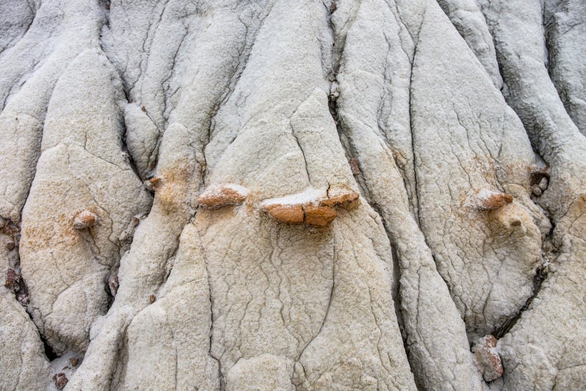 <em>65-million year old badlands in the south unit. </em>