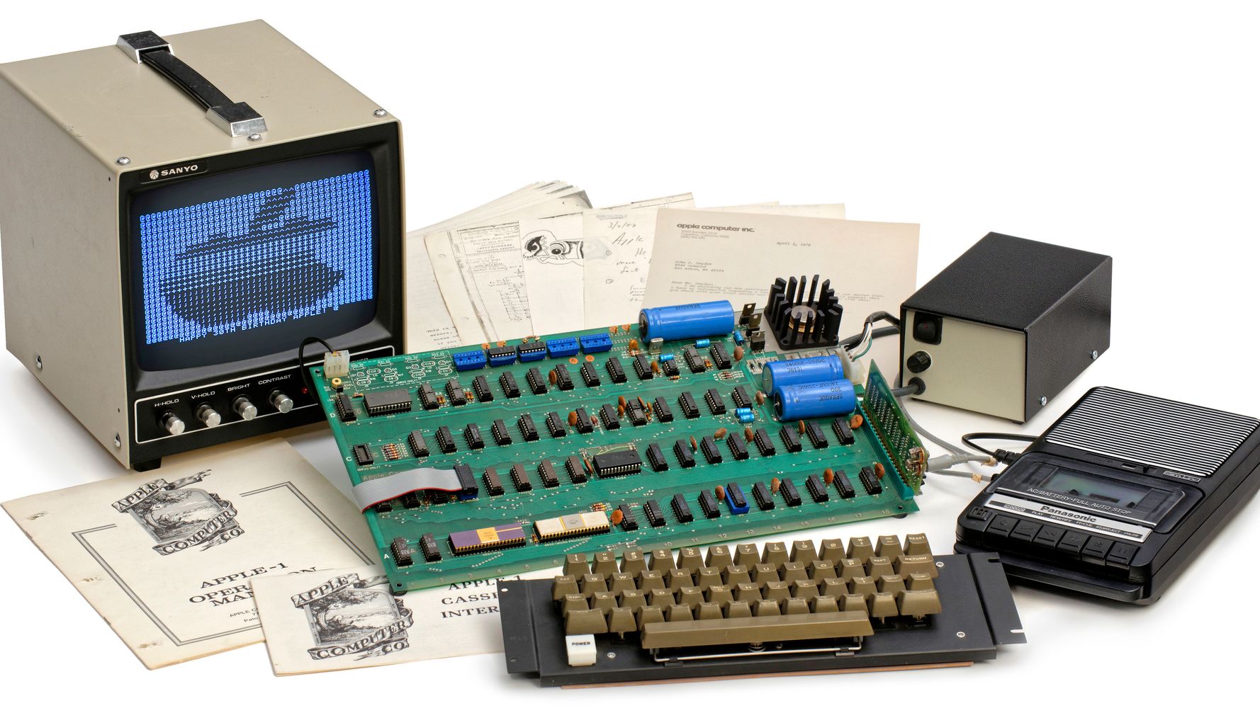 APPLE 1 Original 1976 Computer System 1st Steve Wozniak designed computer  with