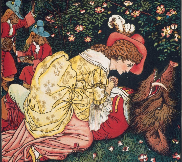 Illustration by Walter Crane for an 1874 edition of Beauty and the Beast.