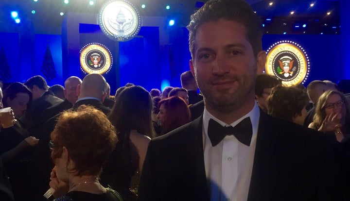 Jeremy Broderick attends President Trump’s inaugural ball in Washington, D.C. on January 20, 2017.